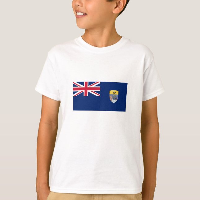 T-shirt Drapeau de Sainte-Hélène (Devant)
