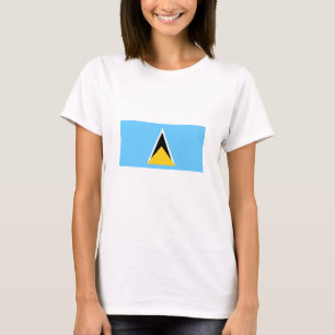 T-shirt Drapeau de Sainte-Lucie