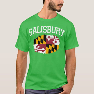 T-shirt Drapeau de Salisbury Md Maryland Usa Sportives ami
