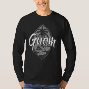 T-shirt Drapeau de sceau de Guam Usa Chamorro Guamanian su