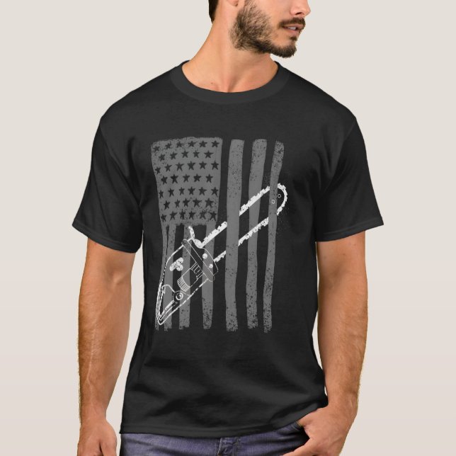 T-shirt Drapeau de scie à mâchoire (Devant)