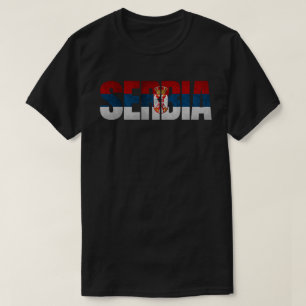 T-shirt Drapeau de Serbie / Drapeau serbe