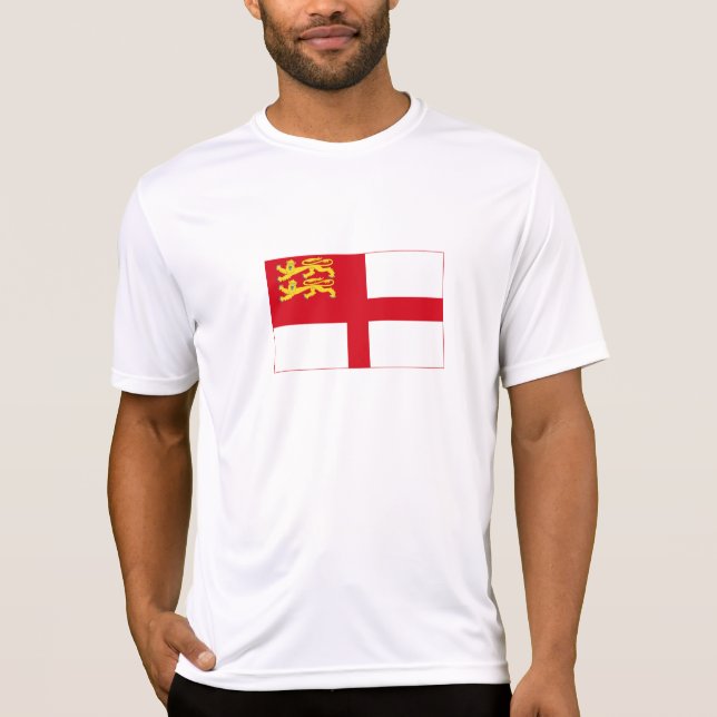 T-shirt Drapeau de Sercq (Devant)