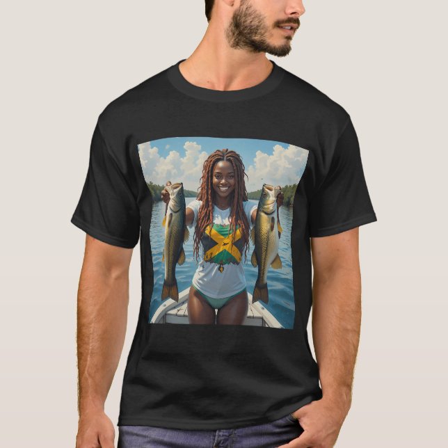 T-shirt Drapeau de signalisation pour la pêche sur glace (Devant)