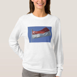 T-shirt Drapeau de Singapour