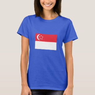 T-shirt Drapeau de Singapour
