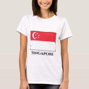 T-shirt Drapeau de Singapour