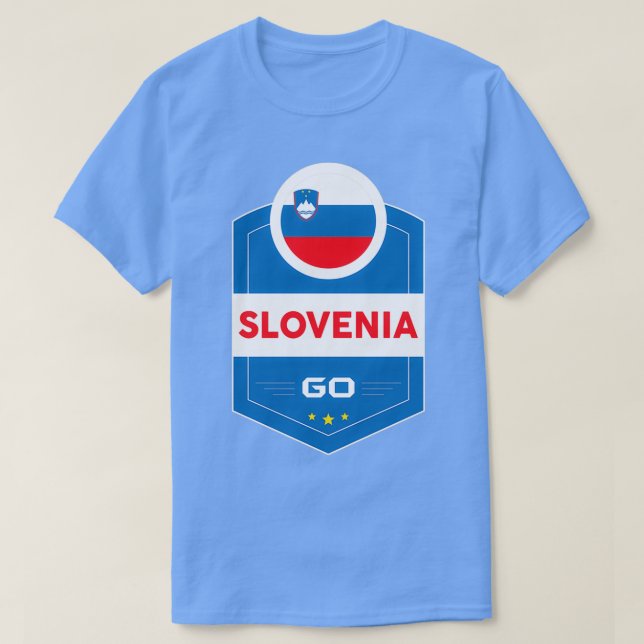 T-SHIRT DRAPEAU DE SLOVÉNIE (Design devant)