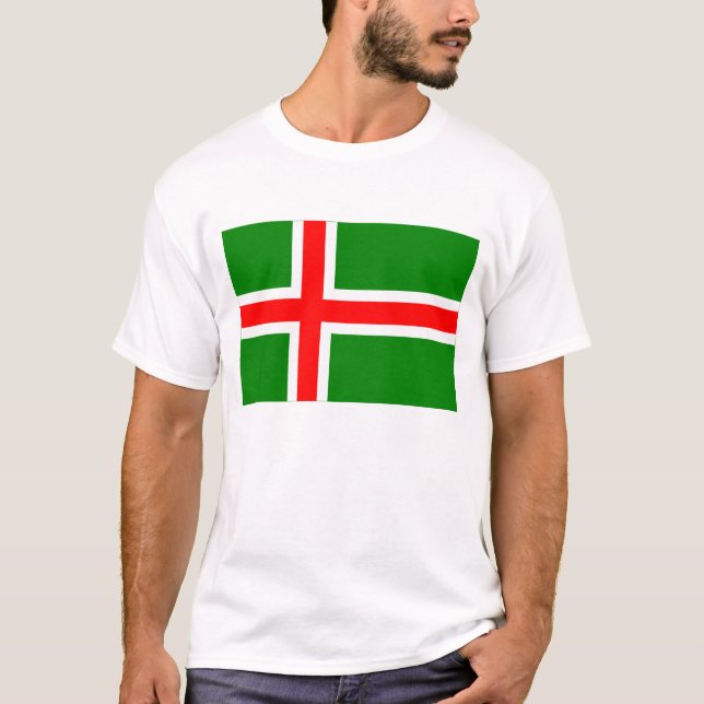 T-shirt Drapeau de Småland (non officiel) (Devant)