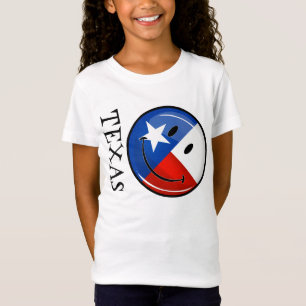 T-Shirt Drapeau de sourire du Texas