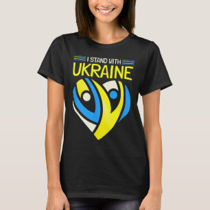 T-shirt Drapeau de soutien à l'Ukraine Anti-Poutine Dites 