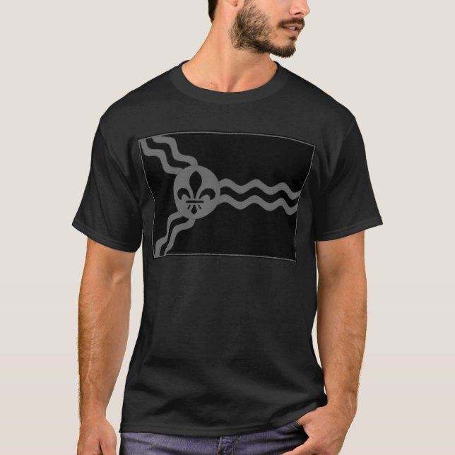 T-shirt Drapeau de St Louis (Devant)
