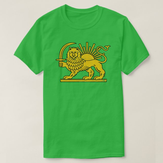 T-shirt Drapeau de style iranien 1 (Design devant)