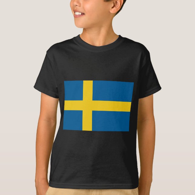 T-shirt drapeau de suède (Devant)