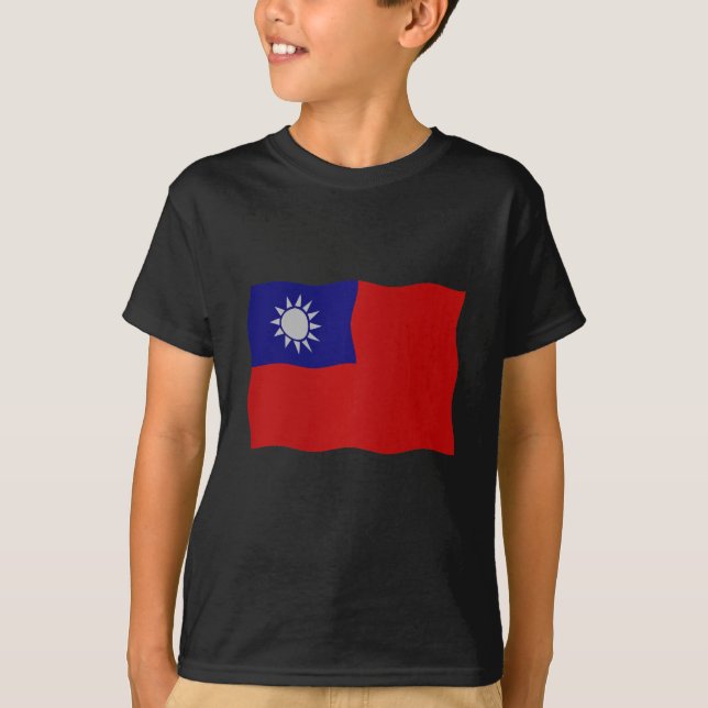 T-shirt Drapeau de Taiwan (Devant)