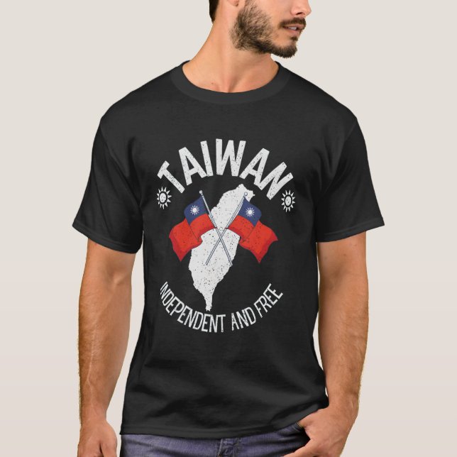 T-shirt Drapeau de Taïwan � Esprit d'Australie (Devant)
