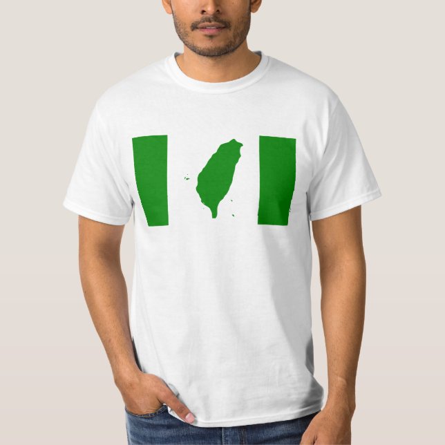 T-shirt Drapeau de Taïwan indépendant - 臺灣獨立運動 - 台灣獨立運動 (Devant)
