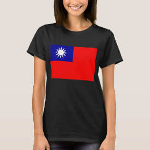 T-shirt Drapeau de Taïwan : République de Chine, Taipei ch