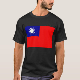 T-shirt Drapeau de Taïwan : République de Chine, Taipei ch