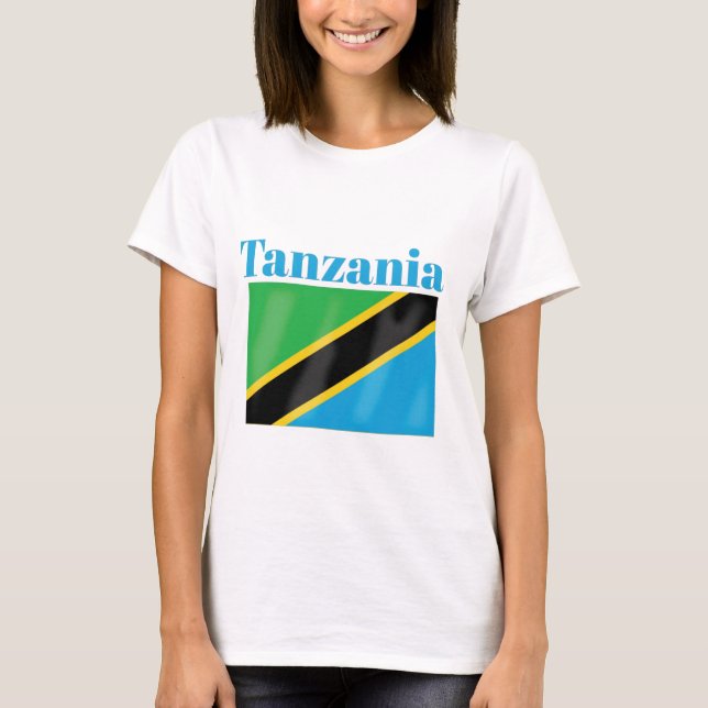 T-shirt Drapeau de Tanzanie (Devant)