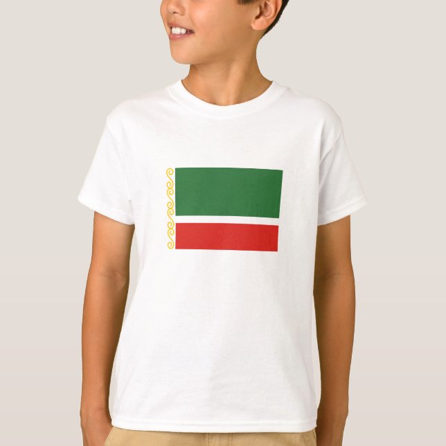 T-shirt Drapeau de Tchétchénie (Devant)