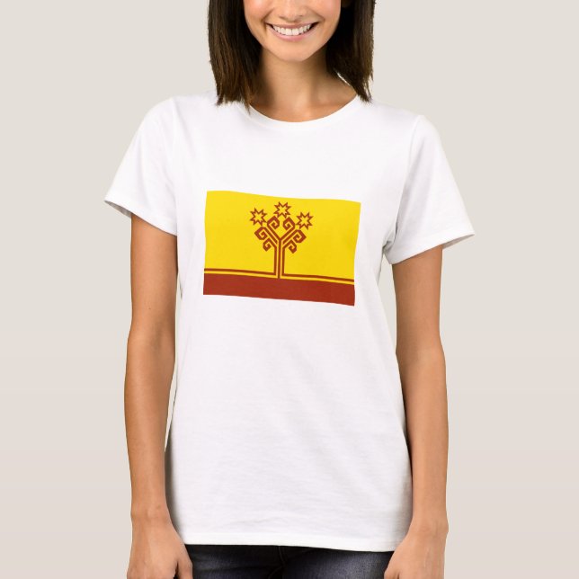 T-shirt Drapeau de Tchouvachie (Devant)