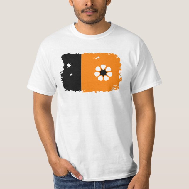 T-shirt Drapeau de territoire du nord (Devant)