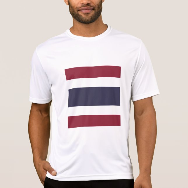 T-shirt Drapeau de Thaïlande (Devant)