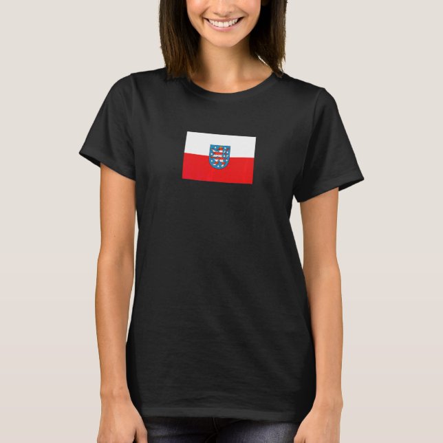 T-shirt Drapeau de Thuringe (Devant)