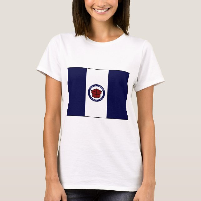 T-shirt Drapeau de Toledo Ohio (Devant)