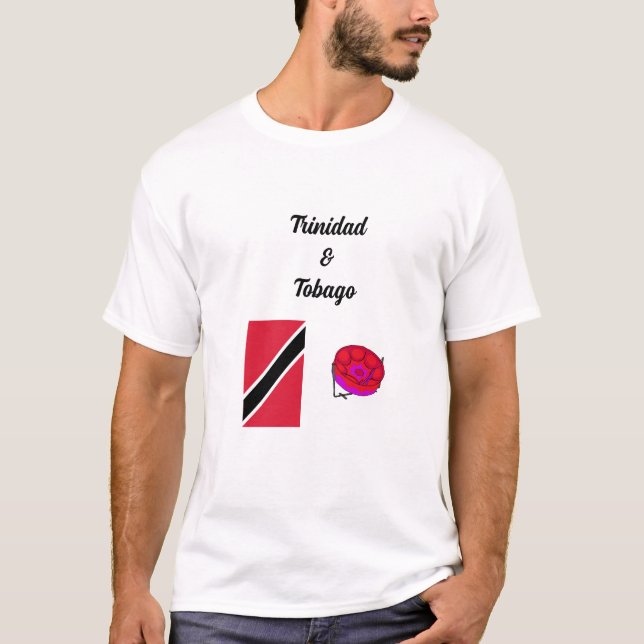 T-shirt Drapeau de Trinité-et-Tobago & Pan  (Devant)