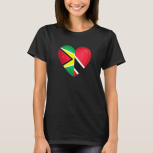 T-shirt Drapeau de Trinité-et-Tobago Trini Guyana Guyanais