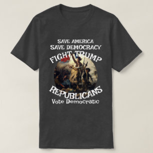 T-shirt Drapeau de vote de l'élection politique américaine
