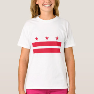 T-shirt Drapeau de Washington D.C. (District de Columbia)