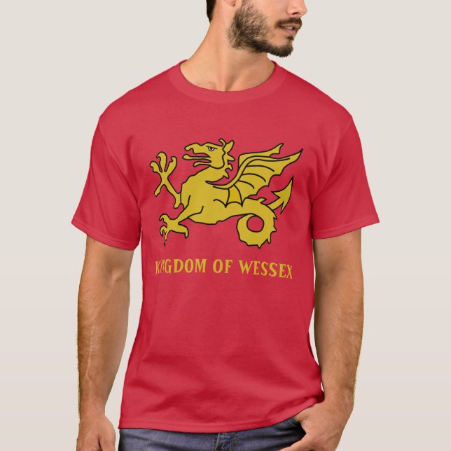 T-shirt Drapeau de Wessex personnalisé (Devant)