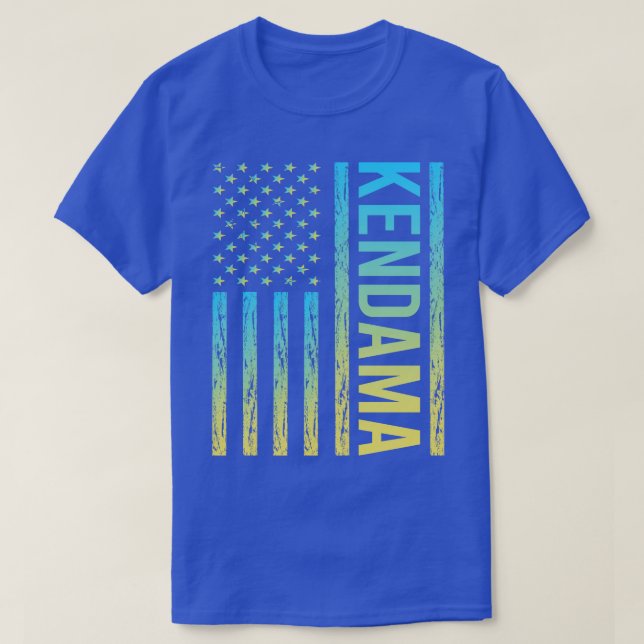 T-shirt Drapeau dégradant 02 Kendama (Design devant)