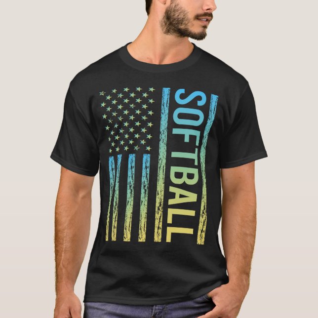T-shirt Drapeau Dégradé (Devant)
