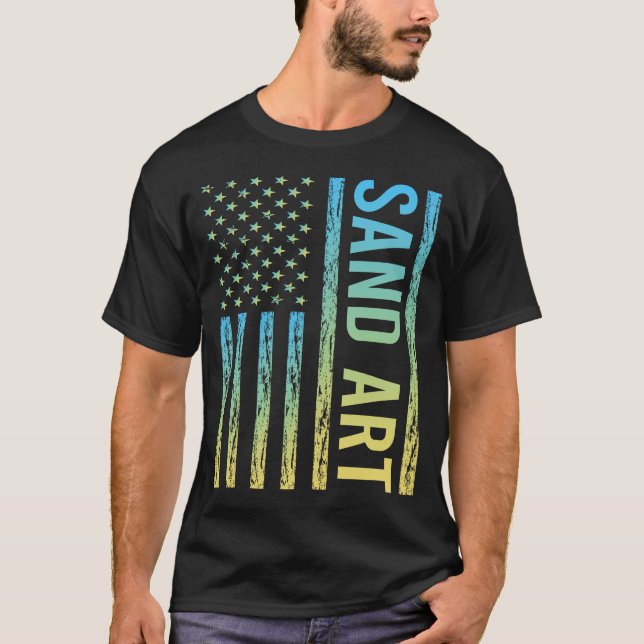 T-shirt Drapeau dégradé (Devant)