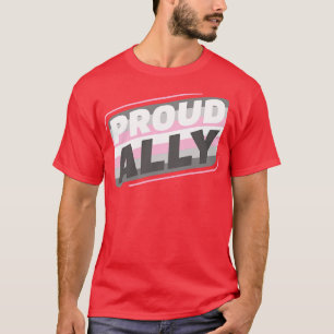 T-shirt Drapeau DemiGirl Demisexual Fier Ally LGBT Demigir