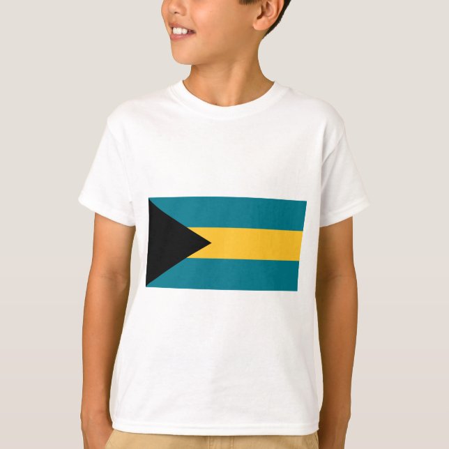 T-shirt Drapeau des Bahamas (Devant)