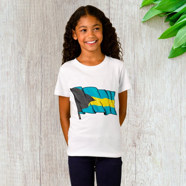 T-Shirt Drapeau Des Bahamas (Créateur téléchargé)