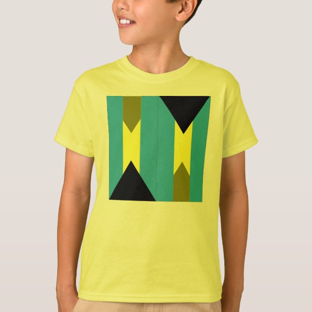T-shirt Drapeau des Bahamas Chemise (Devant)