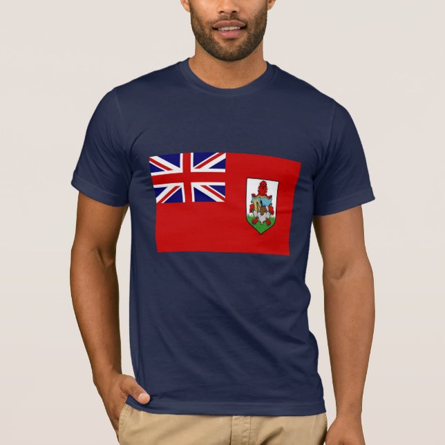 T-shirt Drapeau des Bermudes (Devant)