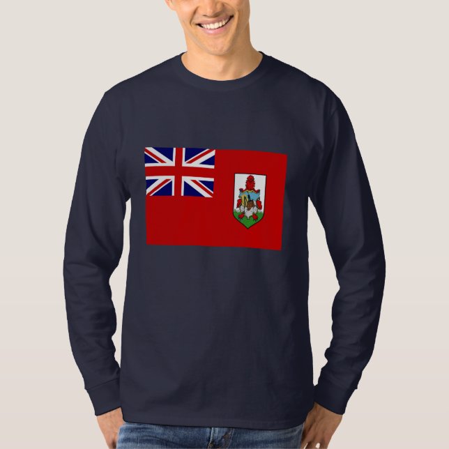 T-shirt Drapeau des Bermudes (Devant)