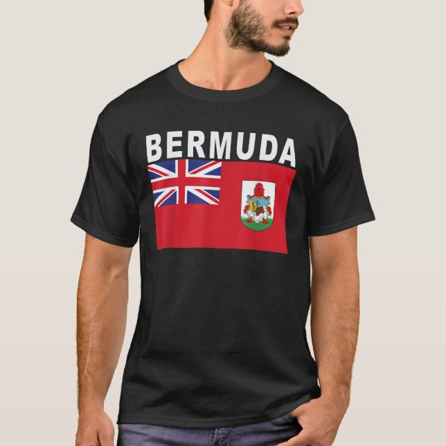 T-shirt Drapeau des Bermudes T Shirt (Devant)