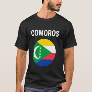 T-shirt Drapeau des Comores Moderne