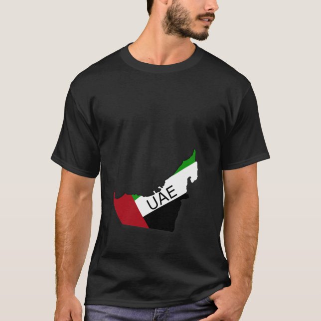T-shirt Drapeau des Émirats arabes unis (Devant)