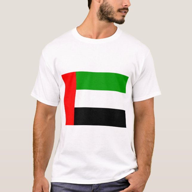T-shirt Drapeau des Émirats arabes unis (Devant)