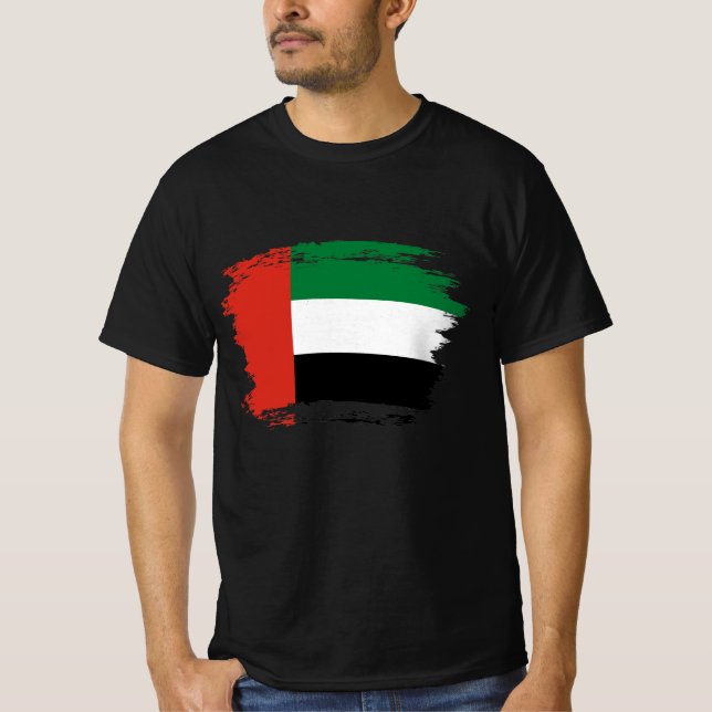 T-shirt Drapeau des Émirats arabes unis (Devant)