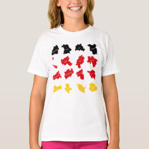 T-shirt Drapeau des États allemands